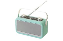 Bush Leather Look DAB Radio - Duck Egg